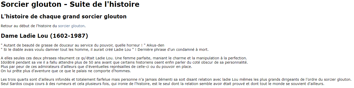 Texte sorcier glouton partie 2 Texte du sorcier glouton – partie 2