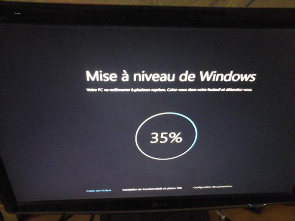 Mise &agrave; jour de Windows 10