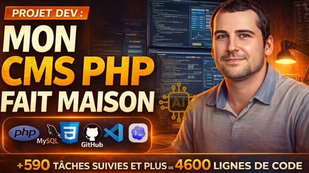 Vignette de J’ai développé mon propre CMS PHP/MySQL avec l’aide de l’IA
