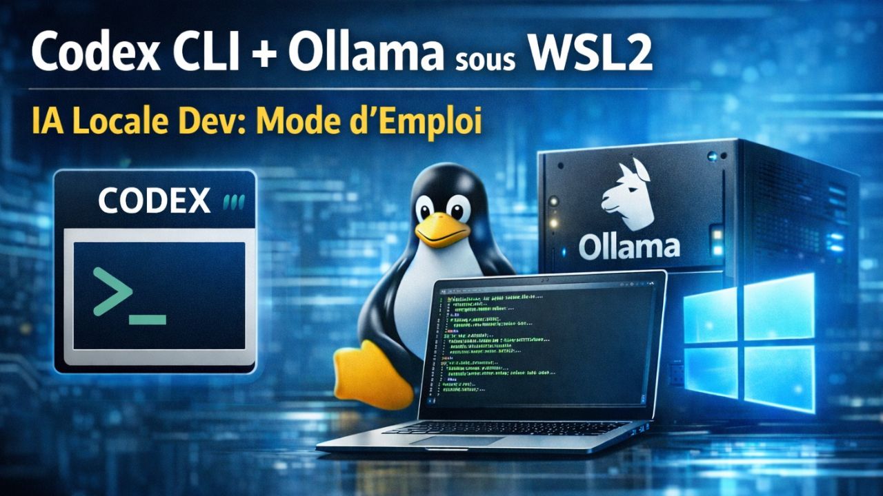 Vignette de Installation et utilisation de Codex CLI + Ollama sous WSL2 (Windows 11)