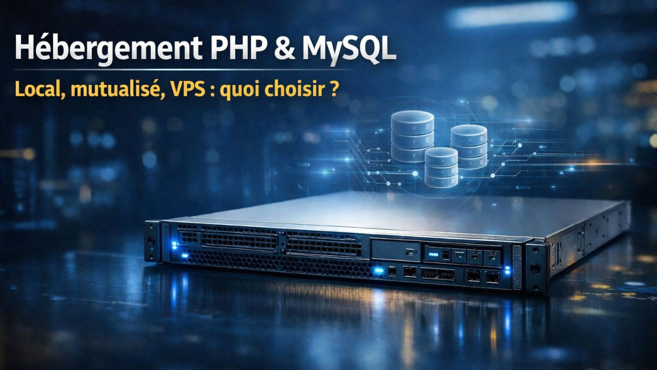 Vignette de PHP & MySQL : présentation, usages et solutions d’hébergement (local et distant)